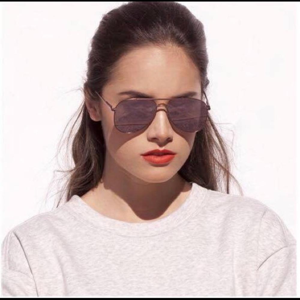 Le Specs Rose Aviators